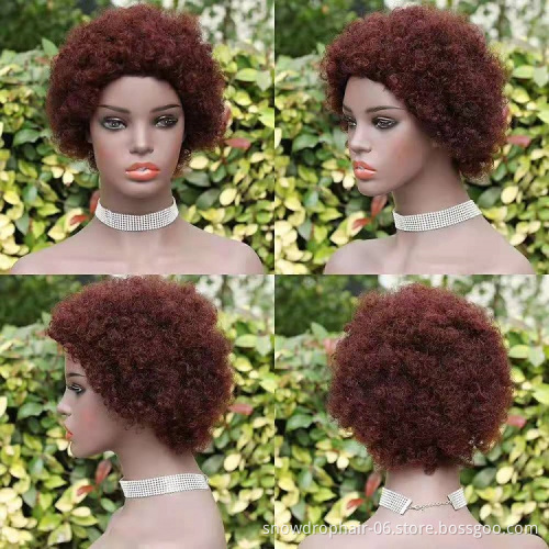 Hair Short Lace Human Hair Wigs For Women Brazilian Finger Wave Wig Remy Human Hair Pixie Cut Lace Wigs